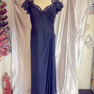 Navy Blue Gown - Mother of the bride
